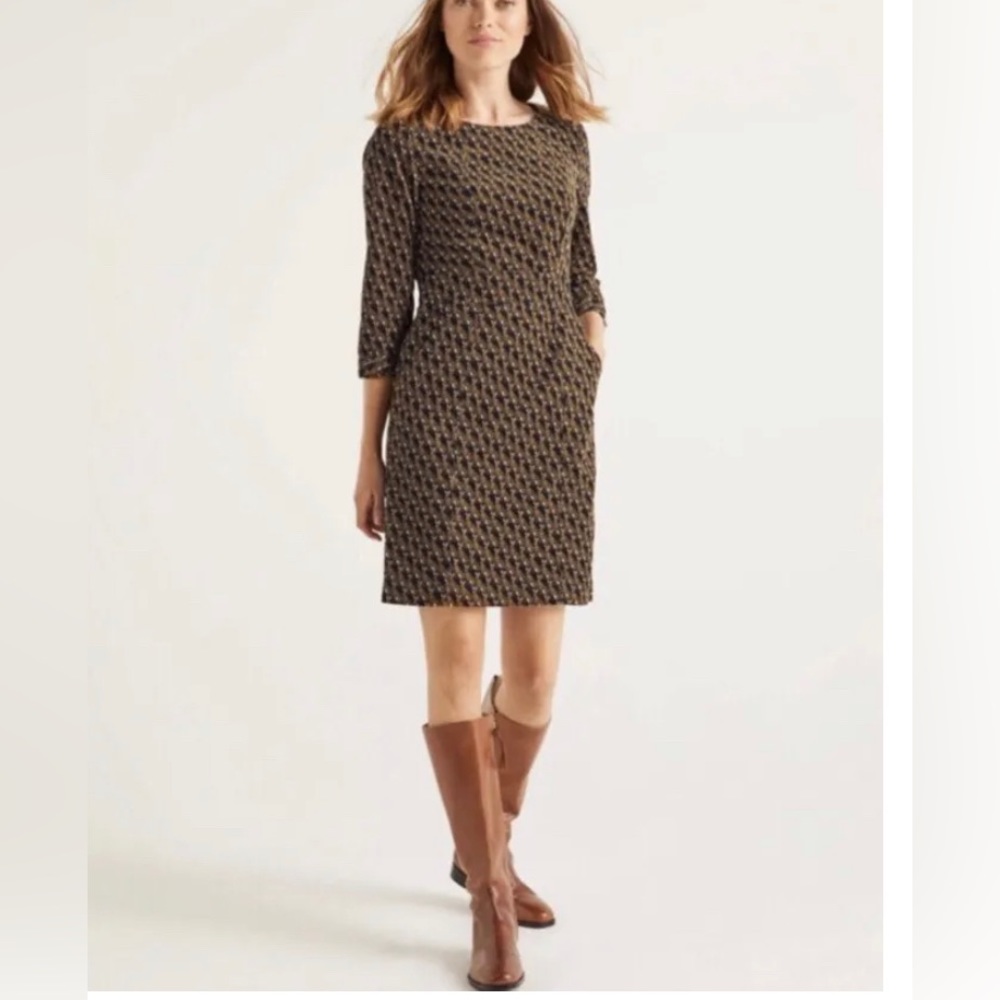 Boden Coraline Corduroy Dress Country Hare size 10